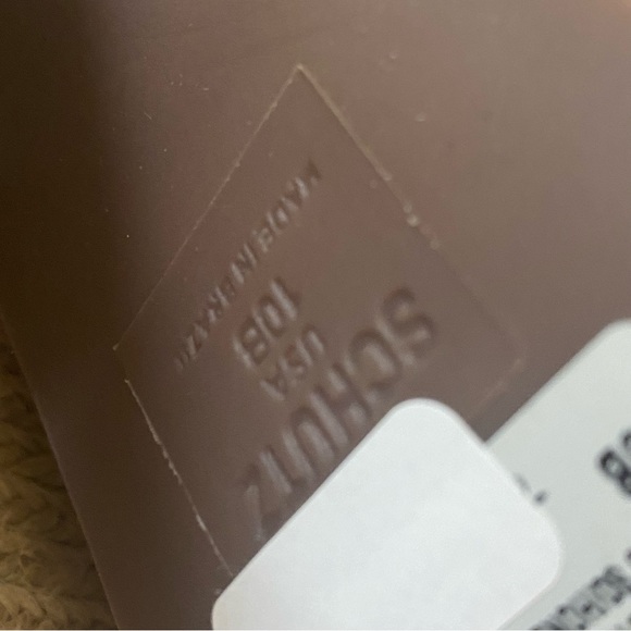 NEW SCHUTZ Tan Leather Jute Wrapped Platform Espadrille Sandals - Picture 13 of 13